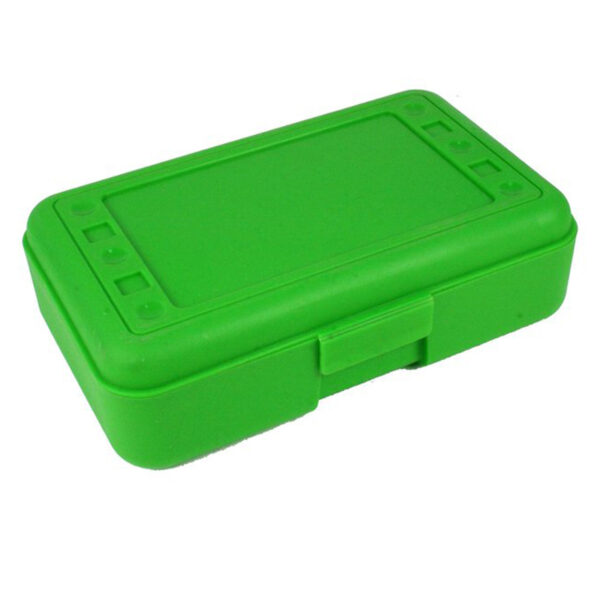 Pencil Box, Lime Opaque, Pack of 12