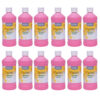 Little Masters Tempera Paint, Pink, 16 oz., Pack of 12