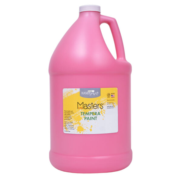 Little Masters Tempera Paint, Pink, Gallon, Pack of 2