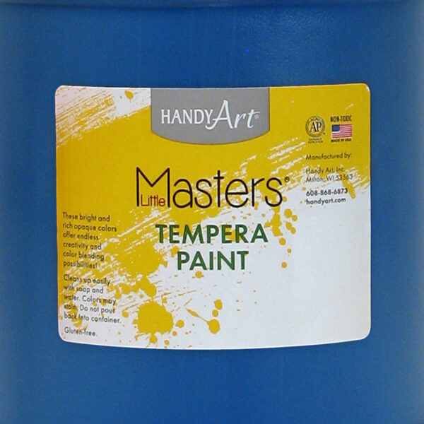 Little Masters Tempera Paint, Blue, Gallon