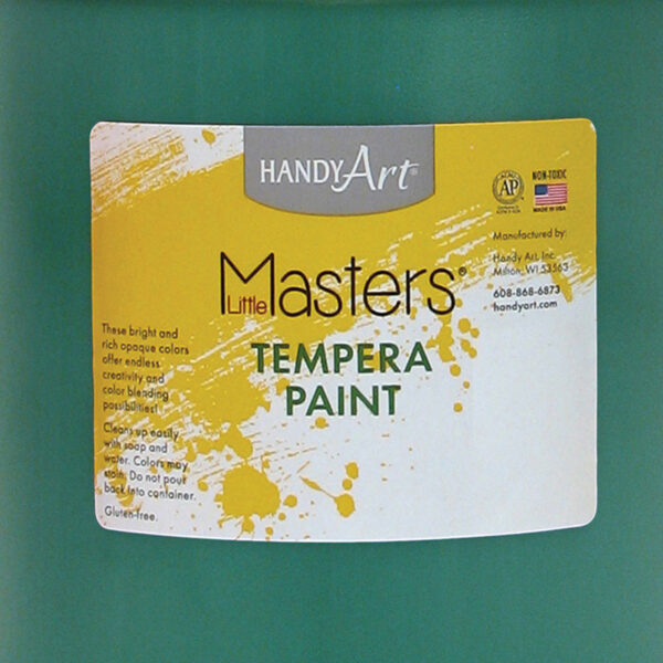 Little Masters Tempera Paint, Green, Gallon