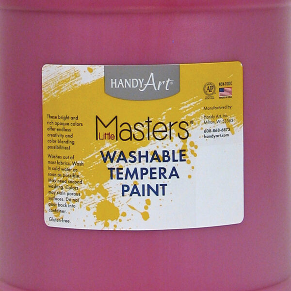 Little Masters Washable Tempera Paint, Magenta, Gallon