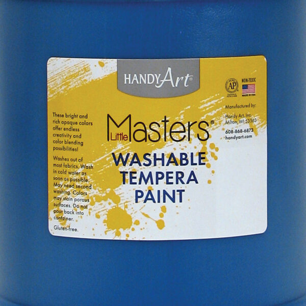 Little Masters Washable Tempera Paint, Blue, Gallon