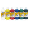 Little Masters Washable Tempera Paint, Pint, 6-Color Kit