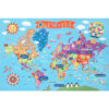 World Floor Puzzle for Kids, 24"H x 36"L, 48 Pieces
