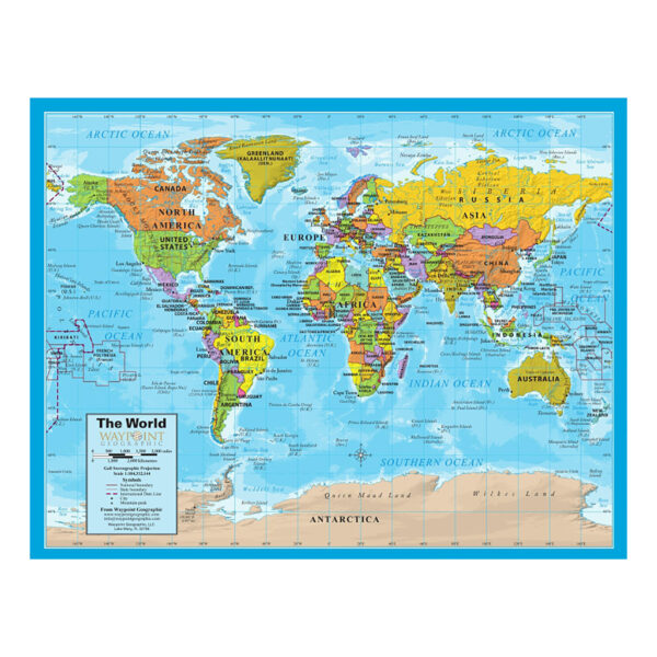 World-USA Laminated Notebook Maps, 12 Count