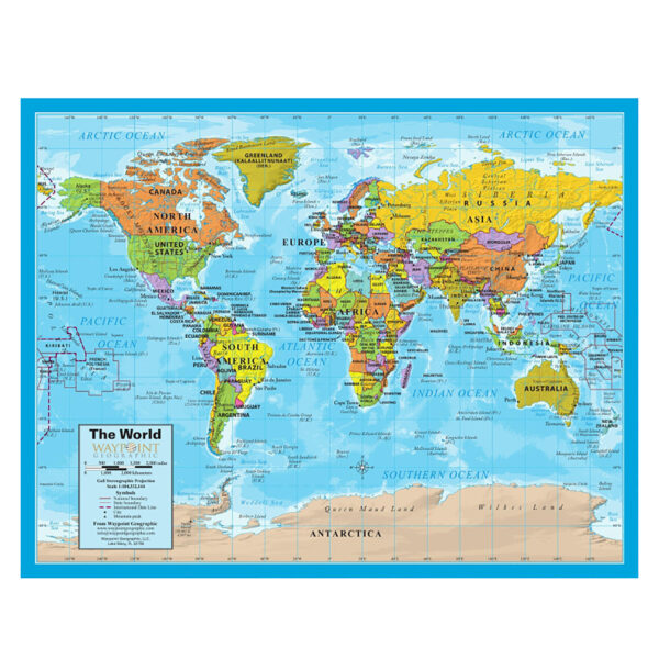 World-USA Laminated Notebook Maps, 32 Count
