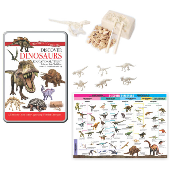 ERSRWPTS03.jpg Wonders of Learning Tin Set, Discover Dinosaurs