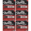 Extreme Permanent Markers, Black, 2 Per Pack, 6 Packs