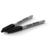 Extreme Permanent Markers, Black, 2 Per Pack, 6 Packs