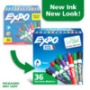 ERSSAN1921061_1.jpg Low Odor Dry Erase Markers, Chisel Tip, Assorted, 36 Count