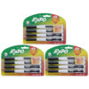 ERSSAN1944745-3.jpg Magnetic Dry Erase Markers with Eraser, Fine Tip, Black, 4 Per Pack, 3 Packs