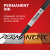 Permanent Markers Variety Pack, Fine, Ultra-Fine, & Chisel-Point Markers, Black, 6 Per Pack, 2 Packs