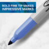 Permanent Markers, Fine Point, Mystic Gem Colors, 24 Count