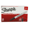 ERSSAN30001BX.jpg Fine Point Permanent Marker, Black, Box of 12