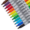 Fine Point Permanent Markers, Assorted, Set of 12