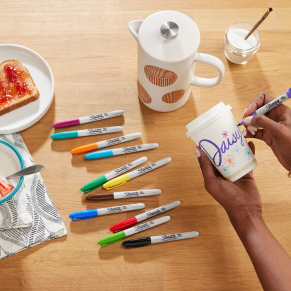 Fine Point Permanent Markers, 8 Per Set, 2 Sets