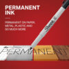 Ultra Fine Point Permanent Marker, Black, Box of 12