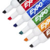 Low Odor Dry Erase Marker Set with 6-Marker Organizer and Eraser