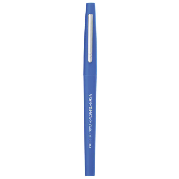Flair Pens, Medium, Blue, Box of 12