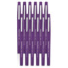 Flair Pens, Medium, Purple, Box of 12