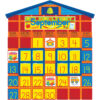 All-In-One Schoolhouse Calendar Bulletin Board Set