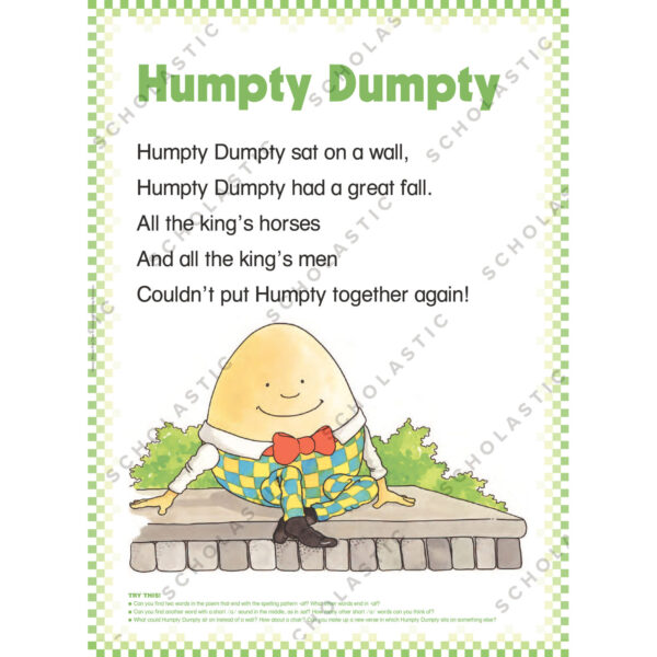 Nursery Rhyme Flip Chart, Grades PK-1