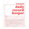Scholastic Daily Record Keeper, Pack of 3