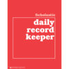 Scholastic Daily Record Keeper, Pack of 3