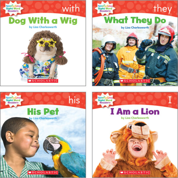 Nonfiction Sight Word Readers Classroom Tub, Level A, 6 Copies of 25 Titles