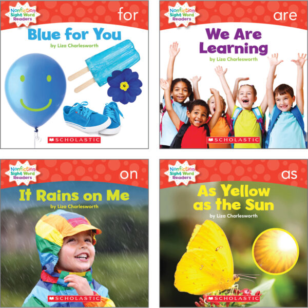 Nonfiction Sight Word Readers Classroom Tub, Level A, 6 Copies of 25 Titles