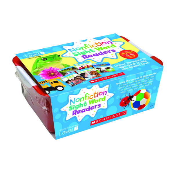 ERSSC-584286.jpg Nonfiction Sight Word Readers Classroom Tub, Level B, 6 Copies of 25 Titles