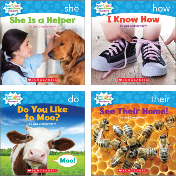 ERSSC-584286_6.jpg Nonfiction Sight Word Readers Classroom Tub, Level B, 6 Copies of 25 Titles