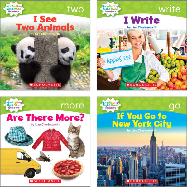 Nonfiction Sight Word Readers Classroom Tub, Level C, 6 Copies of 25 Titles