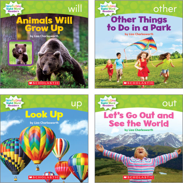 Nonfiction Sight Word Readers Classroom Tub, Level C, 6 Copies of 25 Titles