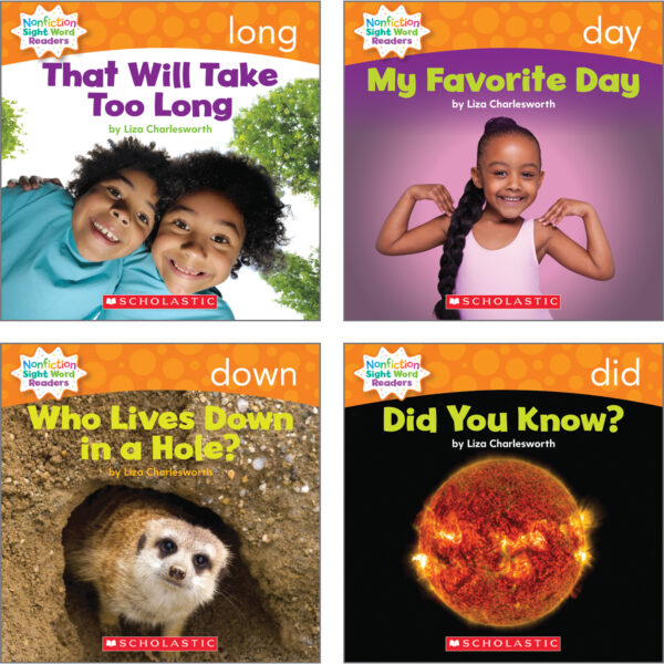 ERSSC-584288_8.jpg Nonfiction Sight Word Readers Classroom Tub, Level D, 6 Copies of 25 Titles
