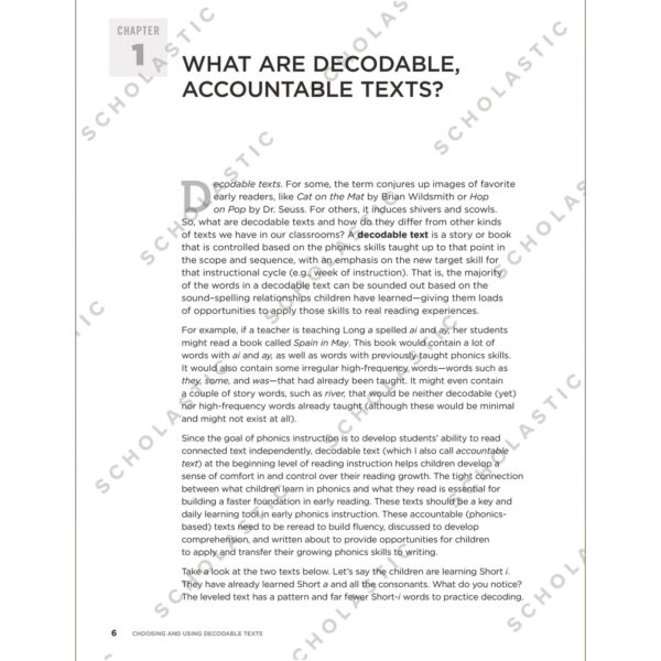 Choosing and Using Decodable Texts