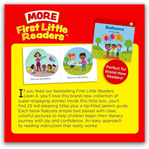 First Little Readers: More Guided Reading Level A Books (Classroom Set)