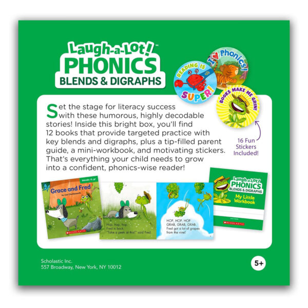 Laugh-A-Lot Phonics: Blends & Digraphs (Parent Pack)