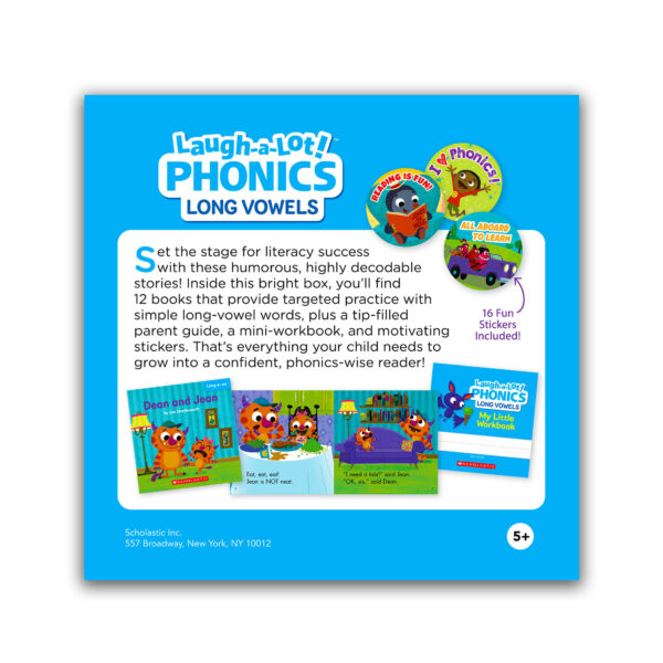 Laugh-A-Lot Phonics: Long Vowels (Parent Pack)