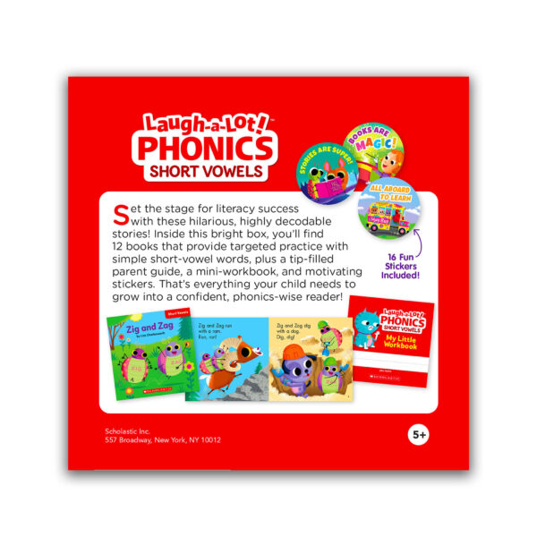 Laugh-A-Lot Phonics: Short Vowels (Parent Pack)