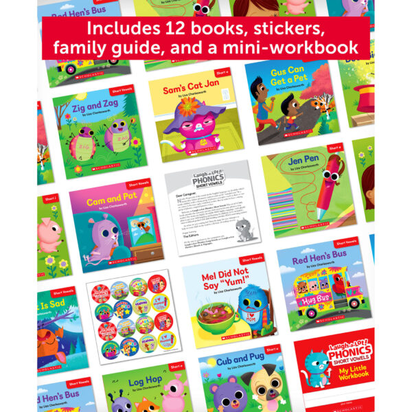Laugh-A-Lot Phonics: Short Vowels (Parent Pack)