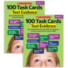 100 Task Cards: Text Evidence Text Activity Book, Pack of 2