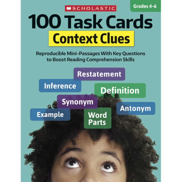 100 Task Cards: Context Clues Activity Book, Pack of 2