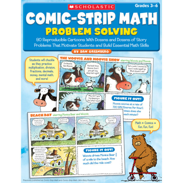 ERSSC-9780545195713.jpg Comic-Strip Math: Problem Solving Book