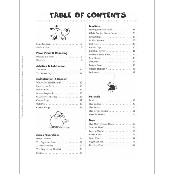 ERSSC-9780545195713_2.jpg Comic-Strip Math: Problem Solving Book
