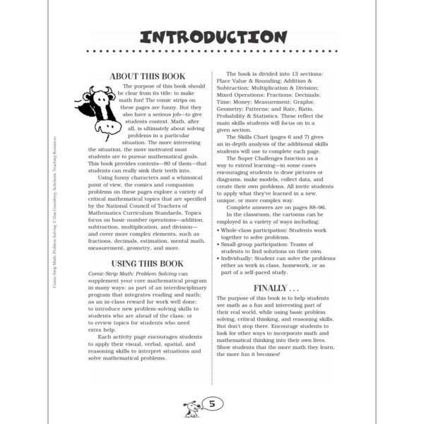 ERSSC-9780545195713_3.jpg Comic-Strip Math: Problem Solving Book