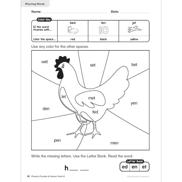 ERSSC-9781546113829_2-1.jpg Phonics Puzzles & Games Activity Book for PreK-K