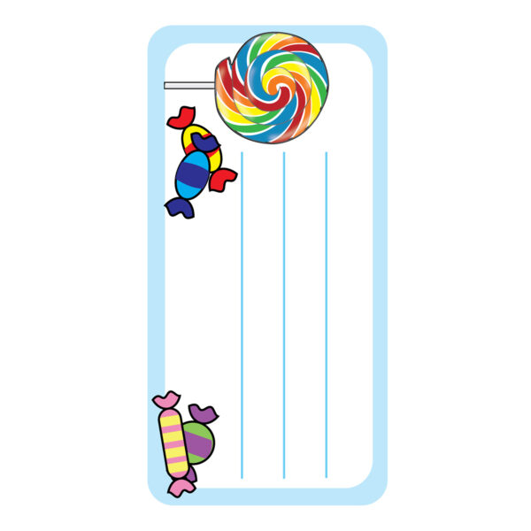 Candy Nametags, 36 Per Pack, 6 Packs