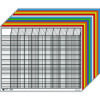 Horizontal Incentive Chart, 22" x 28", Assorted Colors, Pack of 12
